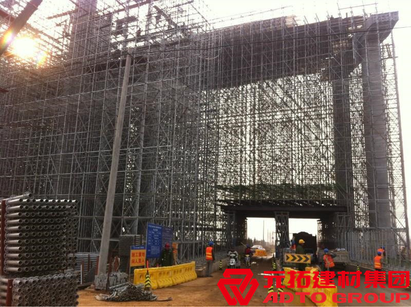 盤扣架數(shù)量計算難不難，盤扣一噸可以搭多少平？